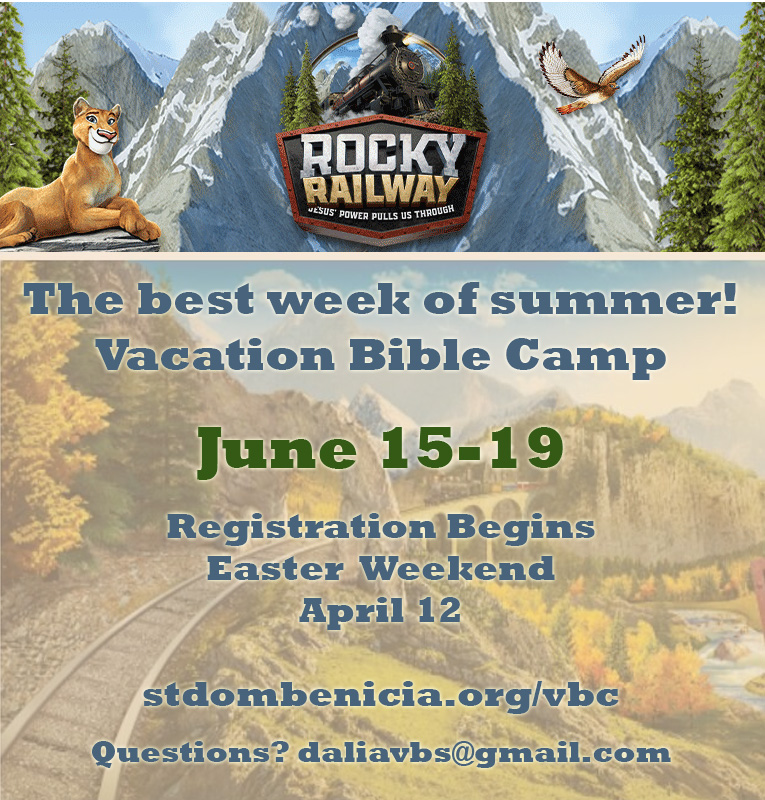 Vacation Bible Camp St Dominic's Catholic Church Benicia, CA