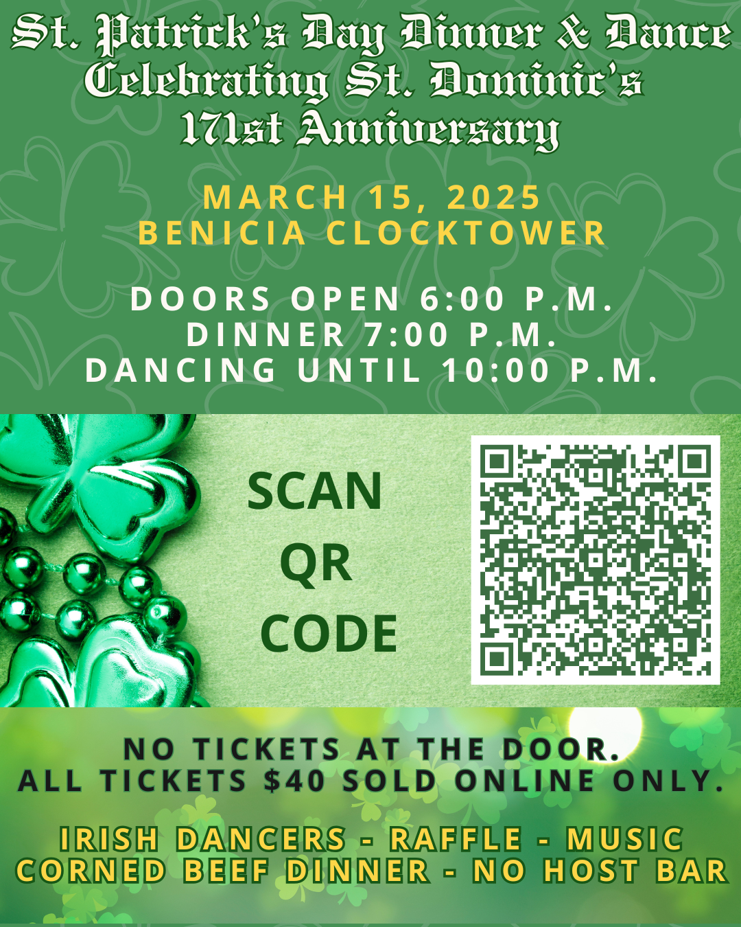 St. Patrick's Day Dinner & Dance