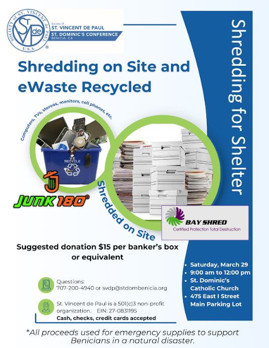 St. Vincent de Paul - Shredding Event